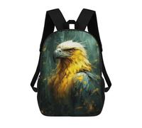sinyumoney Mountain Cabin Scene Zaino scolastico stampato 3D per bambini, stile casual e alla moda, ideale per viaggi e studi., Stile: 20., 17"