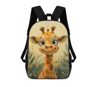 sinyumoney Mountain Cabin Scene Zaino scolastico stampato 3D per bambini, stile casual e alla moda, ideale per viaggi e studi., Stile 4, 17"