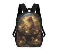sinyumoney Mouse And Mushroom Stampa Zaino Per Bambini, Borsa Scolastica Per Adulti E Bambini, Zaino Da Viaggio Per Tutti I Giorni 17inch