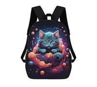 sinyumoney Munckhin Kitten Zaini Casual Per Bambini, Borse Scolastiche Per Ragazzi E Ragazze, Zaini Per Libri, Zaini 17inch
