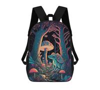 sinyumoney Mystical Forest Pathway Zaino Scolastico Alla Moda Per Studenti, Adatto A Ragazzi E Ragazze, Ideale Per Viaggi All'aperto E Attività Ricreative. 17inch