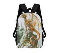 sinyumoney Mystical Full Body Dragon Zaini Casual Per Bambini, Borse Scolastiche Per Ragazzi E Ragazze, Zaini Per Libri, Zaini 17inch