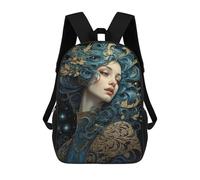 sinyumoney Mystical Moonlit Elegance Zaino Per Bambini E Bambine, Zaino Da Giorno, Scuola Primaria, Perfetto Per Il Ritorno A Scuola O Per L'educazione Fisica, Regali E Viaggi 17inch