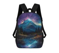 sinyumoney Mystical Mountain Zaini Casual Per Bambini, Borse Scolastiche Per Ragazzi E Ragazze, Zaini Per Libri, Zaini 17inch