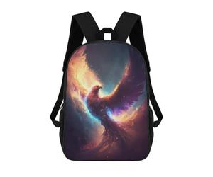 sinyumoney Mystical PhoenixZaino Scolastico Per Bambini, Zaini Stampati in 3D, Zaini Alla Moda Per La Scuola Elementare E Media Per Ragazzi. 17inch