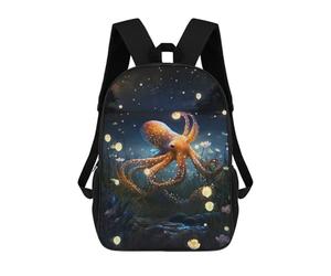 sinyumoney Mythology Octopus Zaino Scolastico Zaino Per Bambini Borsa Scolastica Di Grande Capacità Zaino Per Bambini Per La Scuola Zaino 3D Borsa Per Libri Regali Per Bambini 17inch