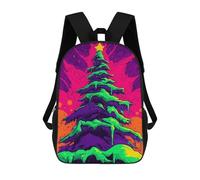 sinyumoney Neon Christmas Tree Zaini Casual Per Bambini, Borse Scolastiche Per Ragazzi E Ragazze, Zaini Per Libri, Zaini 17inch