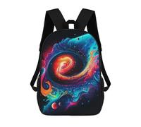 sinyumoney Neon Galaxy Pop Art Zaini Casual Per Bambini, Borse Scolastiche Per Ragazzi E Ragazze, Zaini Per Libri, Zaini 17inch