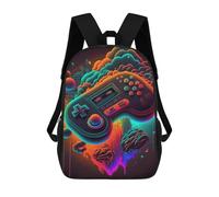 sinyumoney Neon Gaming Odyssey -1 Zaino Scolastico Per Bambini Alla Moda Casual Zaini Per Bambini Stampati in 3D Borse Scolastiche Per Ragazzi Zaino Grande 17inch