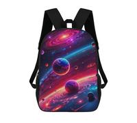 sinyumoney Neon Space Planets Zaino Per Ragazzi, Studenti Adolescenti, Zainetti Per Ragazze, Borse Per Bambini, Scuola Elementare, Scuola Media, Borsa Per Libri 17inch