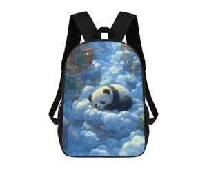 sinyumoney Open Road Adventure - Zaino scolastico con stampa 3D, per bambini, stile casual e alla moda, ideale per viaggi e studi., Stile-5, 17"