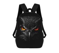 sinyumoney Owl Close-Up Zaino Per Bambini, Borsa Scolastica Per Ragazzi E Adolescenti, Regalo, Zaino Da Viaggio, Zaino Scolastico, Borsa Per Libri 17inch