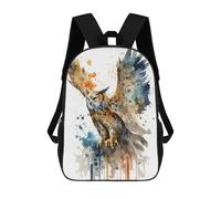 sinyumoney OWL FLYING Zaino Scolastico Per Bambini, Zaino Casual Da Viaggio Per Ragazzi E Ragazze, Zaino Da Giorno Di Grande Capacità 17inch