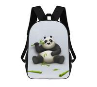 sinyumoney Panda And Bamboo Zaino Per Bambini, Zaino Scolastico Stampato in 3D, Zaino Per Ragazzi E Ragazze, Borsa Scolastica Regolabile Per La Scuola Primaria 17inch