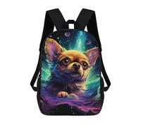 sinyumoney Panda Astronaut Space Art Print-3 Zaini Stampati 3D Per Bambini Zaini Alla Moda E Casual Per Il Giorno Borse Da Viaggio, Zaini All'aperto Per Ragazzi E Ragazze, Stile: 18., 17"