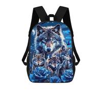 sinyumoney Panda Astronaut Space Art Print-3 Zaini Stampati 3D Per Bambini Zaini Alla Moda E Casual Per Il Giorno Borse Da Viaggio, Zaini All'aperto Per Ragazzi E Ragazze, Stile-17, 17"