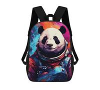 sinyumoney Panda Astronaut Space Art Print-3 Zaini Stampati 3D Per Bambini Zaini Alla Moda E Casual Per Il Giorno Borse Da Viaggio, Zaini All'aperto Per Ragazzi E Ragazze, Stile: 8., 17"