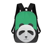 sinyumoney Panda Bear Zaino Scolastico Stampato in 3D Zaino Scolastico Per Bambini Zaini Scolastici Zaini Da Viaggio Borsa Casual Alla Moda Per Bambini Studenti Scolastici 17inch