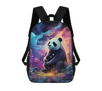 sinyumoney Panda in A Fantasy Forest -1 Zaino Scolastico Per Bambini, Borsa Scolastica Stampata in 3D Per Ragazzi, Studenti Delle Scuole Elementari E Medie 17inch