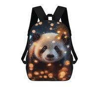 sinyumoney Panda Lighting Zaino Scolastico Alla Moda Per Studenti, Adatto A Ragazzi E Ragazze, Ideale Per Viaggi All'aperto E Attività Ricreative. 17inch