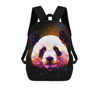 sinyumoney Panda Low Poly Abstract Zaino Per Ragazzi, Studenti Adolescenti, Zainetti Per Ragazze, Borse Per Bambini, Scuola Elementare, Scuola Media, Borsa Per Libri 17inch