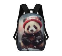 sinyumoney Panda Snow Zaino Scolastico Alla Moda Per Studenti, Adatto A Ragazzi E Ragazze, Ideale Per Viaggi All'aperto E Attività Ricreative. 17inch