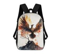 sinyumoney Phoenix from The Ashes Zaino Per Bambini Stampato in 3D Zaino Scolastico Per Bambini Zaini Da Viaggio Per Bambini Borse Per Libri Ad Alta Capacità Zaino Per Bambini Zainetto 17inch