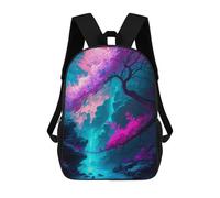 sinyumoney Pink Cherry Blossom Nature Zaino Per Bambini, Borsa Scolastica Di Grande Capacità, Zaino Per Studenti, Zaino Per Ragazzi, Ragazze, Adulti, Adolescenti 17inch