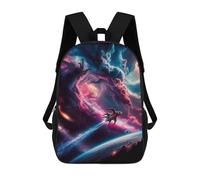 sinyumoney Pink Space Zaino Per La Scuola Stampato in 3D Borsa Scolastica Per Ragazzi E Ragazze Zaino Per Bambini Zaino Da Viaggio 17inch