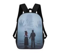 sinyumoney Pirate Ghost Ship Zaino Per Bambini Zaino Scolastico Borsa Scolastica Borsa Scolastica Alla Moda Stampata in 3D Per Ragazzi Studenti Delle Scuole Elementari E Medie 17inch