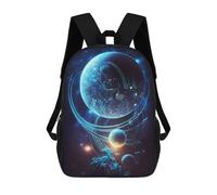 sinyumoney Planet Of Alien Zaini Stampati in 3D, Borsa Scolastica Casual Per Bambini, Borsa Scolastica Alla Moda Per Ragazzi, Studenti Delle Scuole Medie 17inch