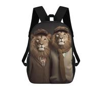 sinyumoney Pop Culture Leviathan Zaini Per Bambini, Borsa Scuola Stampato 3D, Zaino Per Bambini, Borsa Da Viaggio, Zaino Ragazzo Ragazza, Borsa Scuola Per Bambini, Hipster Leone Brothers, 17"