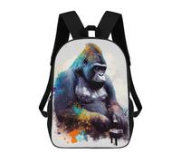 sinyumoney Pop Culture Leviathan Zaini Per Bambini, Borsa Scuola Stampato 3D, Zaino Per Bambini, Borsa Da Viaggio, Zaino Ragazzo Ragazza, Borsa Scuola Per Bambini, Gorilla Life, 17"