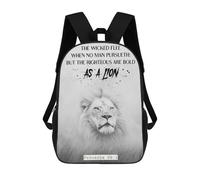 sinyumoney Proverbs 281 Quote Zaini Stampati in 3D Per Bambini, Zaini Scolastici, Borse Scolastiche, Zaini Alla Moda Per Ragazzi, Studenti Delle Scuole Elementari E Medie 17inch
