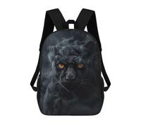 sinyumoney Puma in Black Smoke Zaino Scolastico Alla Moda Per Studenti, Adatto A Ragazzi E Ragazze, Ideale Per Viaggi All'aperto E Attività Ricreative. 17inch