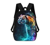 sinyumoney Rainbow Tiger Artwork Zaino, Borsa Scolastica Stampata in 3D, Borsa Per Il Pranzo Scolastico, Zaino Da Viaggio, Zaino Per Amici, Zaino Scolastico Per Ragazze E Ragazzi 17inch