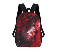 sinyumoney Red Dragon's Eye Zaini Per Bambini, Zaini Scolastici Personalizzati 3D Per Ragazzi E Ragazze, Zaini Scolastici Grandi, Zaini Casual Da Giorno 17inch