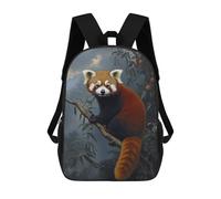 sinyumoney Red Panda on Branch Zaini Casual Per Bambini, Borse Scolastiche Per Ragazzi E Ragazze, Zaini Per Libri, Zaini 17inch