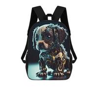 sinyumoney Robotic Puppy Zaini Casual Per Bambini, Borse Scolastiche Per Ragazzi E Ragazze, Zaini Per Libri, Zaini 17inch