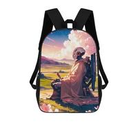 sinyumoney Robotic Serenity Zaino Scolastico Alla Moda Per Studenti, Adatto A Ragazzi E Ragazze, Ideale Per Viaggi All'aperto E Attività Ricreative. 17inch