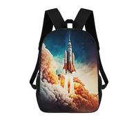 sinyumoney Rocket Launch Powering Through The Sky Zaino Scolastico, Zaino Per Libri, Zaini Per Bambini Stampati in 3D, Zaini Per Bambini, Zaini Scolastici Per Bambini, Zaini Da Viaggio 17inch