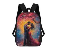 sinyumoney Romantic Couple Under Tree Zaino Scolastico Per Bambini, Zaino Casual Da Viaggio Per Ragazzi E Ragazze, Zaino Da Giorno Di Grande Capacità 17inch