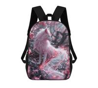sinyumoney Sakura Kitsune Zaino Per La Scuola Stampato in 3D Borsa Scolastica Per Ragazzi E Ragazze Zaino Per Bambini Zaino Da Viaggio 17inch