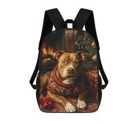 sinyumoney Samoyed Dog Christmas Ritratto Festive Samoyed Decor Zaino Zaino Zaino Cartella Stampato 3D, Borsa Da Gusto, Zaino Da Viaggio, Zaino Tra Amici, Zaino Scuola Per Ragazze E Ragazzi, Dog In