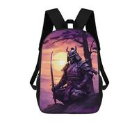 sinyumoney Samurais Journey Zaino Per Ragazzi, Studenti Adolescenti, Zainetti Per Ragazze, Borse Per Bambini, Scuola Elementare, Scuola Media, Borsa Per Libri 17inch