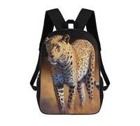 sinyumoney Savanna Leopard Oil Paint Zaino Per Bambini, Borsa Scolastica Per Ragazzi E Adolescenti, Regalo, Zaino Da Viaggio, Zaino Scolastico, Borsa Per Libri 17inch