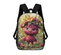 sinyumoney Senecio by Paul Klee - Zaino da scuola da 17 pollici, con stampa 3D, regolabile, alla moda, con scomparti per bambini, ragazzi, ragazze e studenti, Style-12, 17"