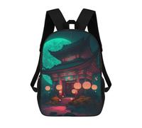sinyumoney Shinto Shrine V1 Zaino Scolastico Per Bambini, Stampato in 3D, Borsa Scolastica Alla Moda, Borsa Scolastica Casual Per Ragazzi, Studenti Delle Scuole Elementari E Medie 17inch