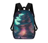 sinyumoney Shinto Shrine V2 Zaini Per Bambini, Zaini Scolastici Personalizzati 3D Per Ragazzi E Ragazze, Zaini Scolastici Grandi, Zaini Casual Da Giorno 17inch