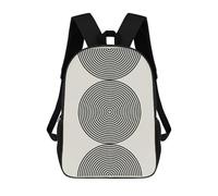sinyumoney Simplicity H Zaino, Borsa Scolastica Stampata in 3D, Borsa Per Il Pranzo Scolastico, Zaino Da Viaggio, Zaino Per Amici, Zaino Scolastico Per Ragazze E Ragazzi 17inch